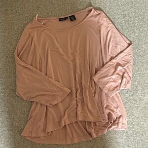 Tahari Blush Long Sleeve Top